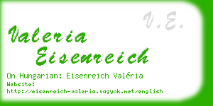 valeria eisenreich business card
