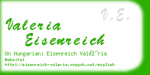 valeria eisenreich business card